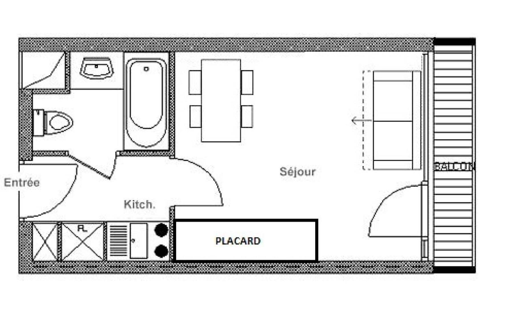 Residence Lac Du Lou - Studio Agreable - Ski Aux Pieds - Balcon Mae-2054 Сен-Мартен-де-Бельвіль Екстер'єр фото